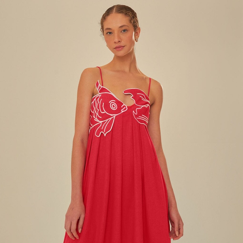 Red Fish Dress